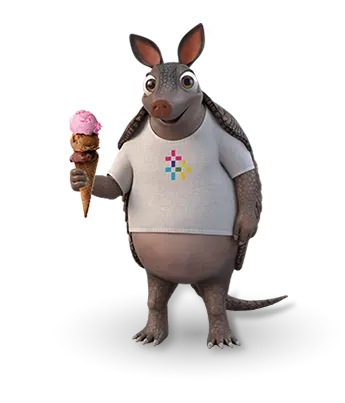 Hugo with ice cream
