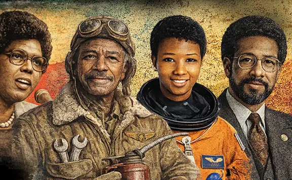 Black history month honoring Texans