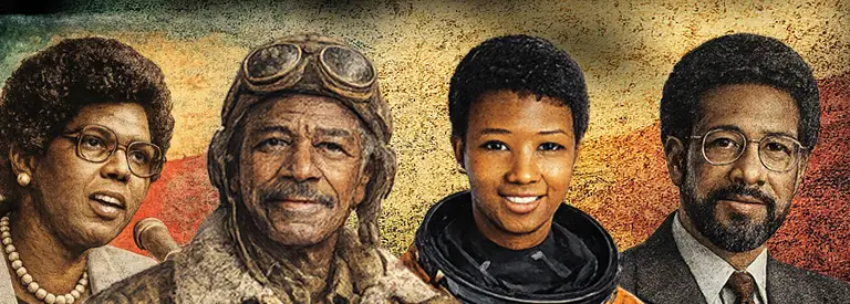 Black history month honoring Texans