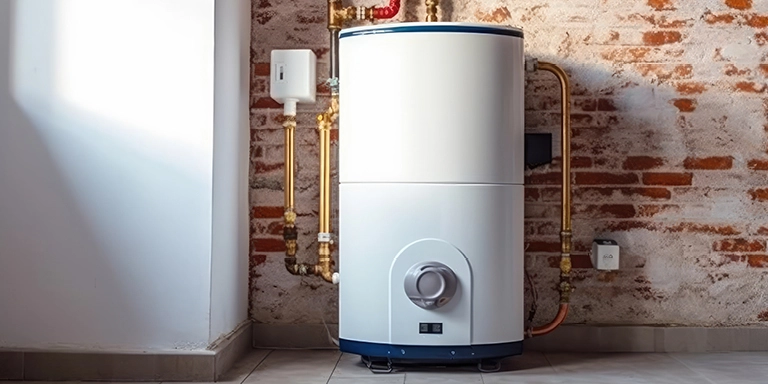 Heat pump water heater in the basement