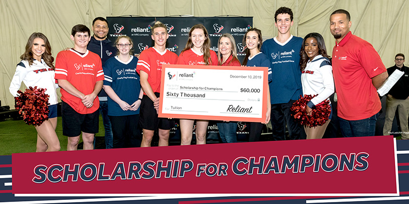 Reliant and the Houston Texans: teaming up in the community

