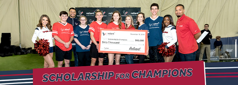 Reliant and the Houston Texans: teaming up in the community
