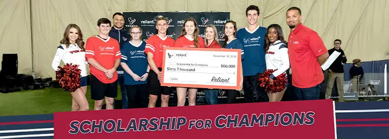 Reliant and the Houston Texans: teaming up in the community
