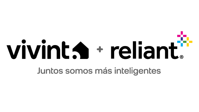 Reliant and Vivint Smarter Together logo lockup