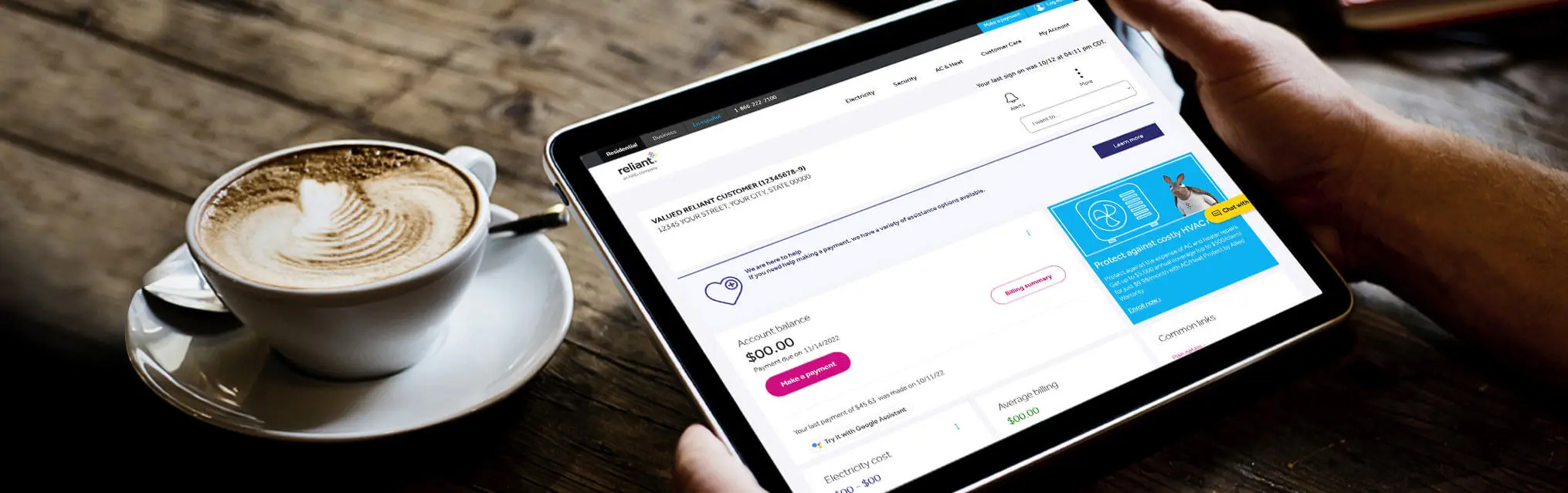 Reliant Energy® billing and payments
