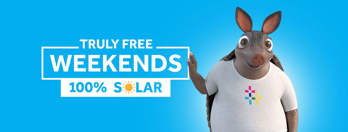 Truly Free Weekends con energía 100% Solar
