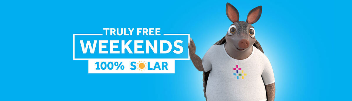 Truly Free Weekends con energía 100% Solar
