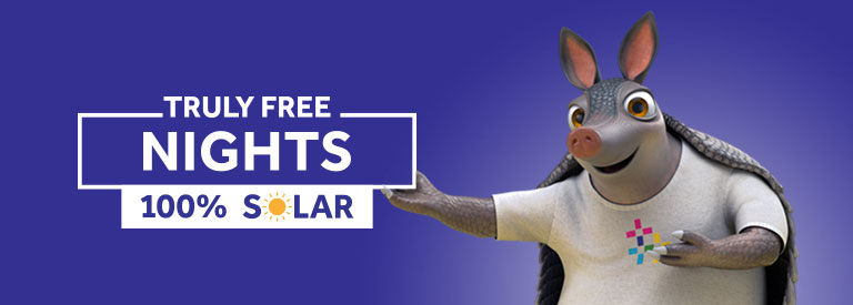 Truly Free Nights 100% Solar
