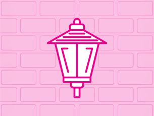 smart solar porch light illustration