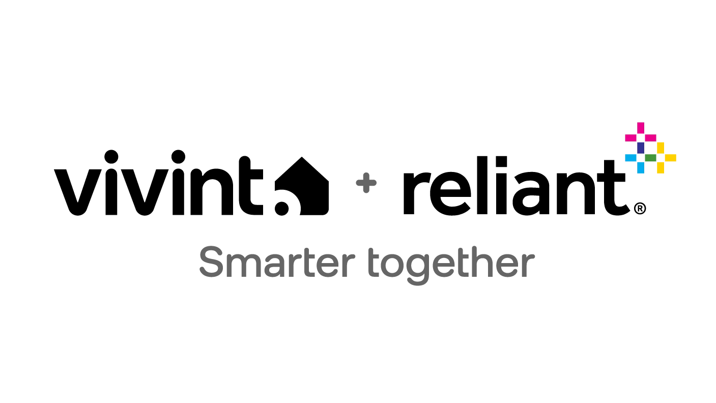 Reliant and Vivint Smarter Together logo lockup