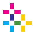 Reliant colorful pluses logo element