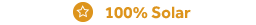 100% solar