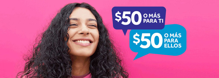 Este verano, recibe créditos de factura de $50 al referir a familiares y amigos
