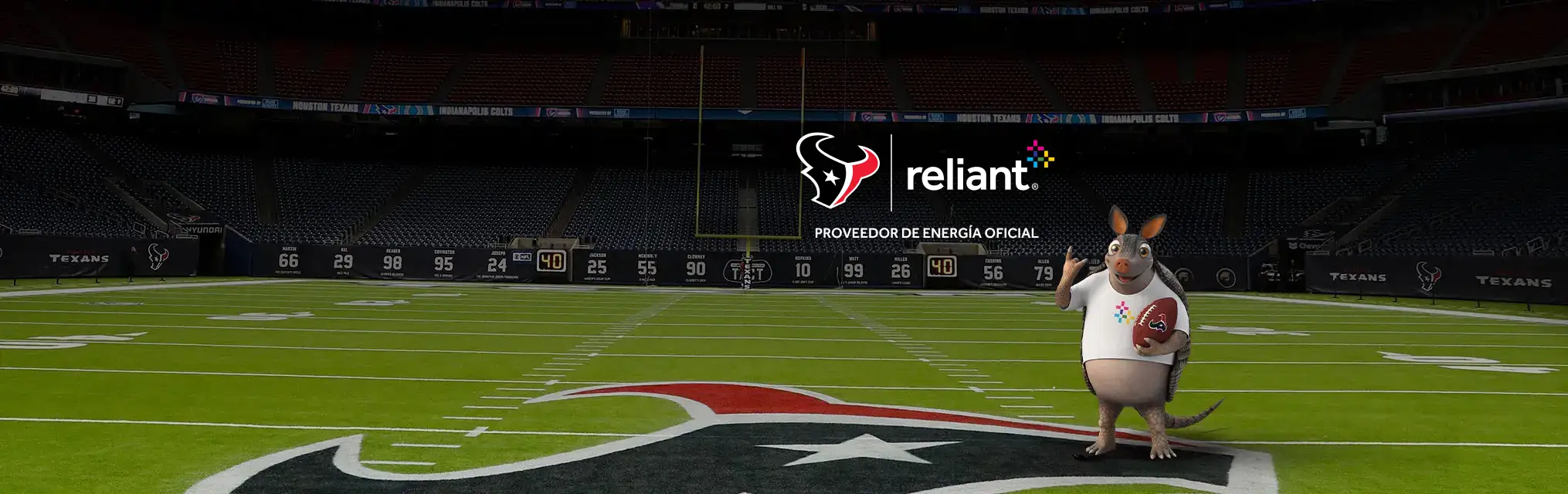 Hecho por Houston.
Energizado por Reliant.
