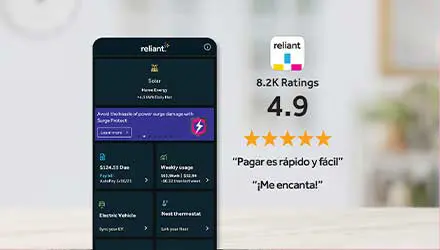 Picture of the Reliant mobile app