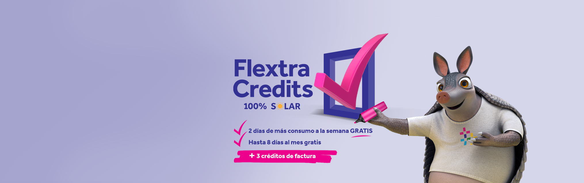 Plan Flextra Credits 100% Solar
