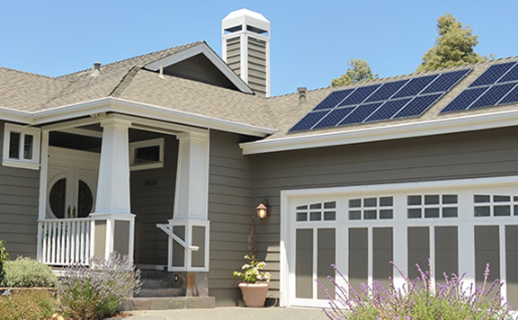 Energía solar con paneles para el hogar
